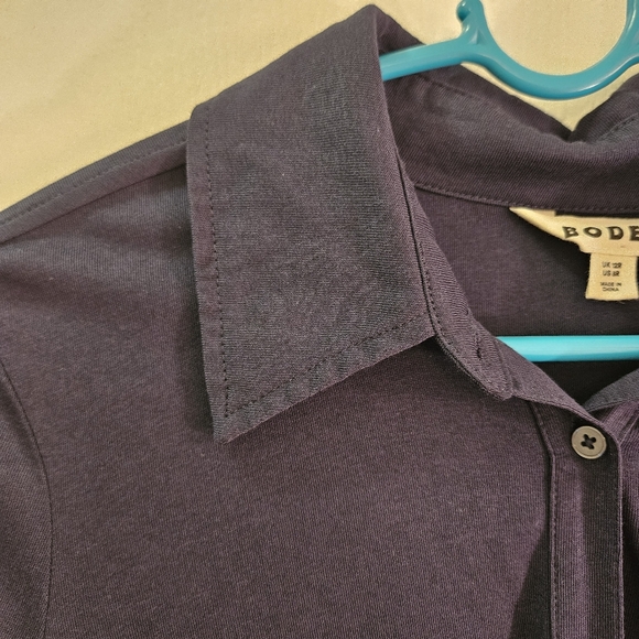 Boden woman's long sleeved dress size UK12R. US 8R button down with belt tie - Picture 4 of 10